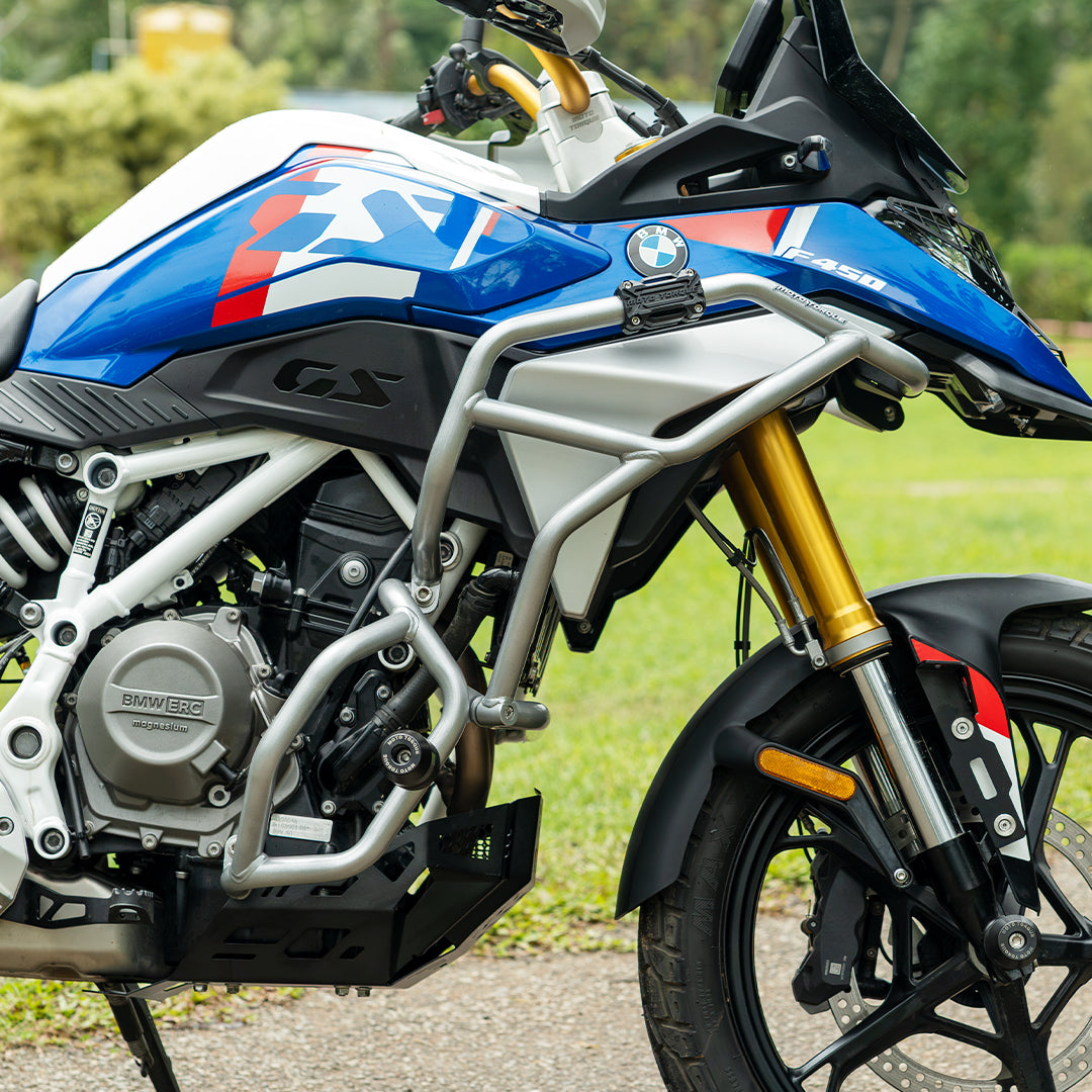 Paramotore Crash Guard Argento Moto Torque per BMW F450 GS