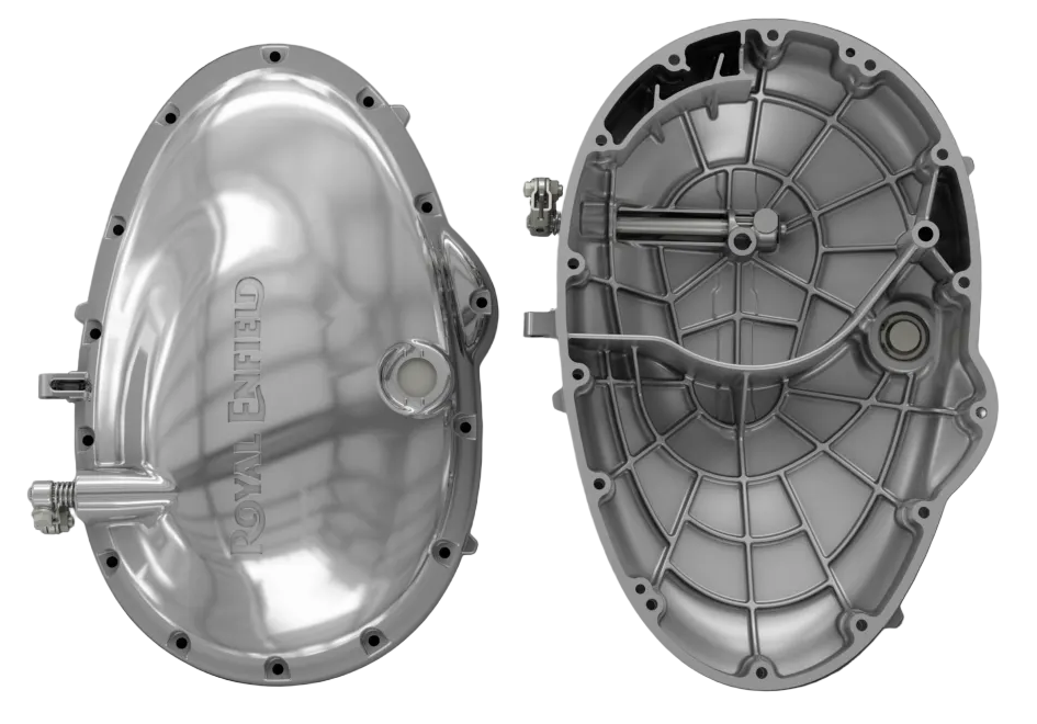 Carter dx completo di asta frizione - INTERCEPTOR/GT 650-575484/B