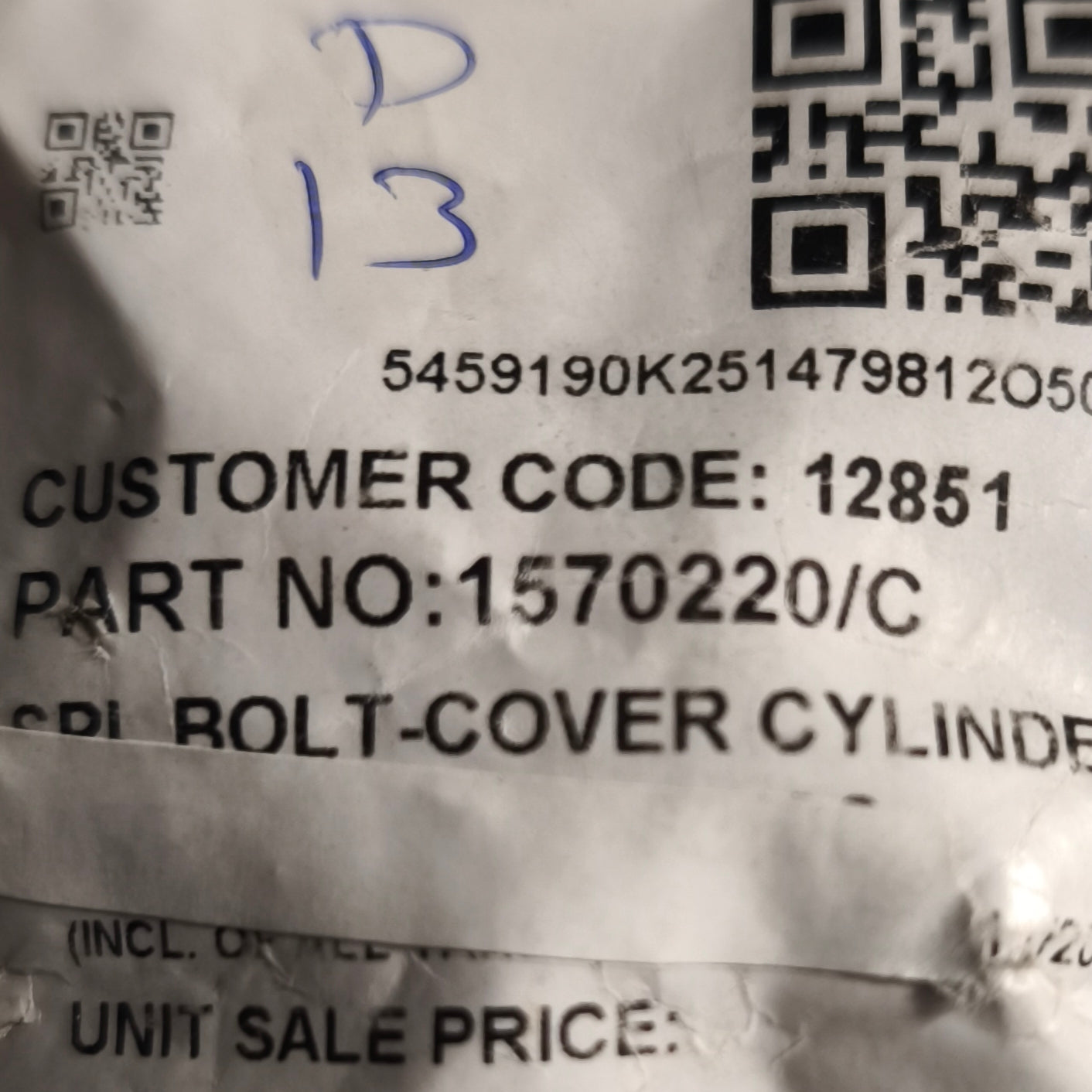 Copri Testa bullone  Originale Royal Enfield 350CC- 1570220/C