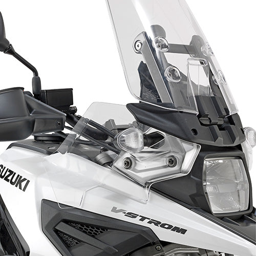 Coppia Deflettori Paramani Fissi Trasparenti GIVI DF3117 per Suzuki V-Strom 1050 (20-26)