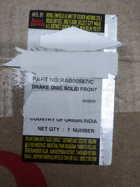 Disco freno anteriore originale Royal Enfield-Himalayan 450 e Bear 650 -RAB00587/C