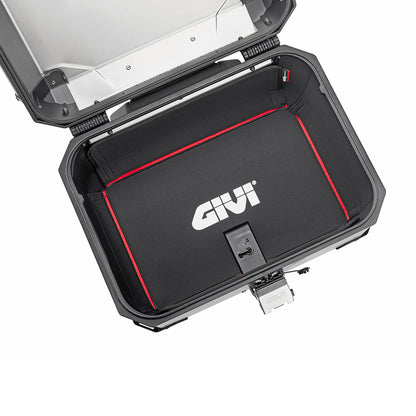 Valigia Moto GIVI Trekker Outback EVO Alluminio Anodizzato 58 lt OBKEV58AA