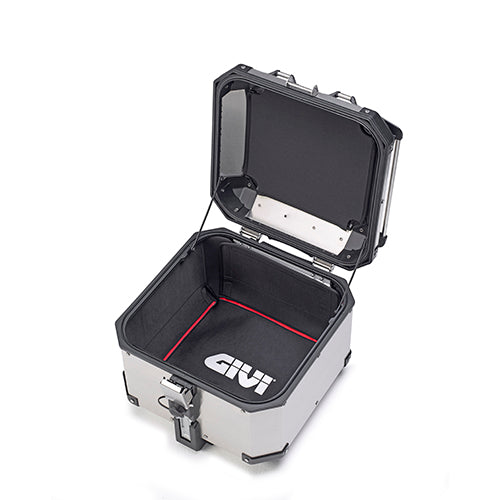 Valigia Moto GIVI Trekker Outback EVO Alluminio Naturale 42 lt OBKEV42A