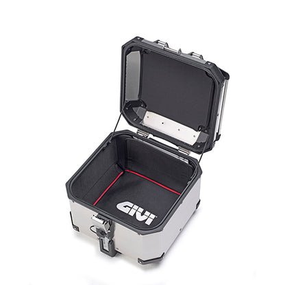 Valigia Moto GIVI Trekker Outback EVO Alluminio Naturale 42 lt OBKEV42A