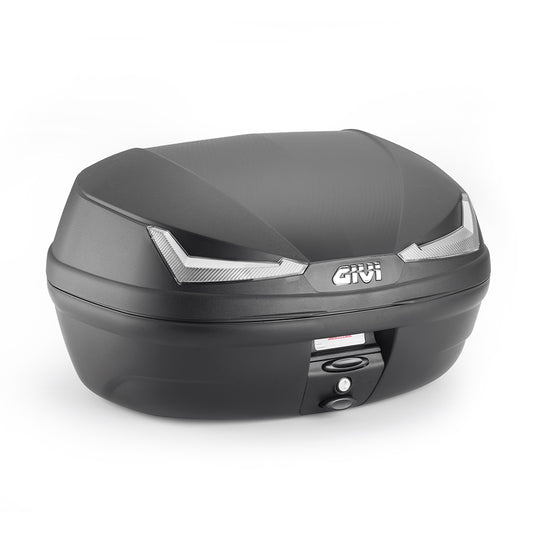 Bauletto GIVI MONOLOCK 45 Litri Nero con Catadiottri Fumé e Piastra Universale
