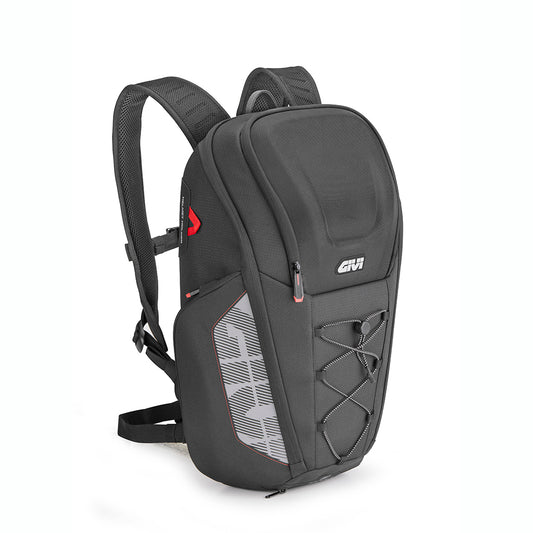 Zaino Moto GIVI 18 Litri con Tasca Termoformata e Porta Casco