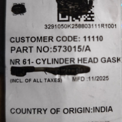 Guarnizione Testata - GT535- Originale Royal Enfield -573015/A