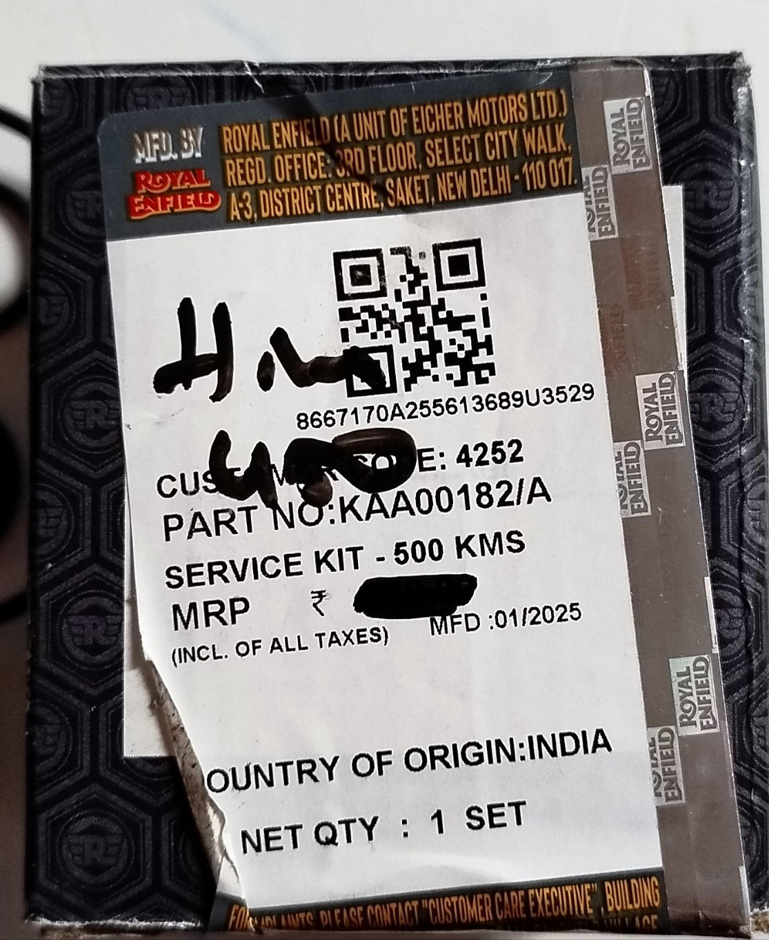 500KM Service Kit complete with gaskets HIMALAYAN - GUERRILLA 450