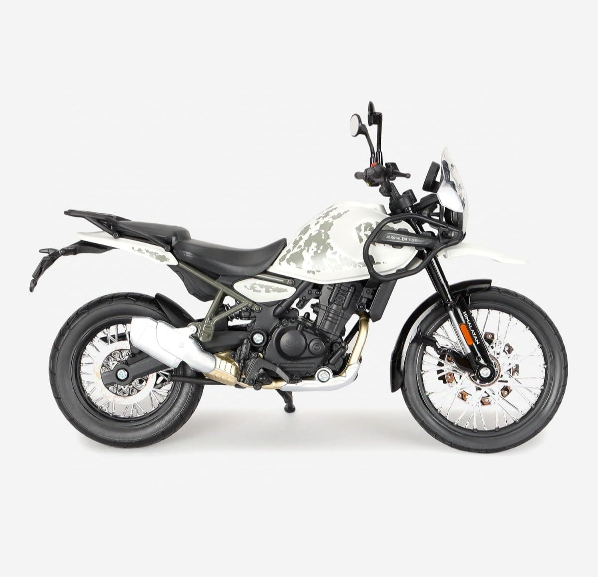 Modellino Royal Enfield Himalayan 450 KAMET WHITE  1:12