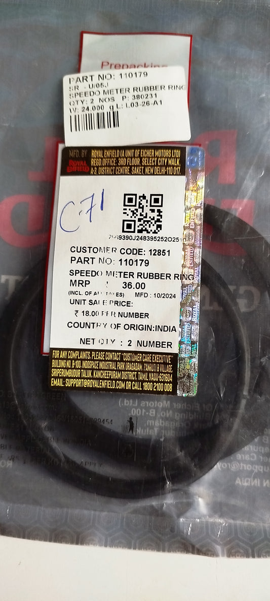 Royal Enfield Classic 500 EFI Speedometer Gaskets - 110179