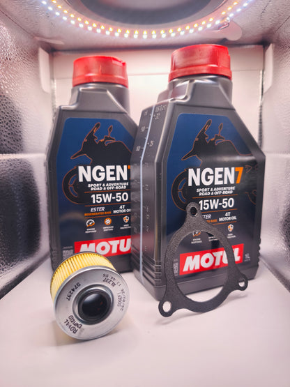 Kit Tagliando - Royal Enfield Himalayan/Scram 411- OLIO MOTUL- NGEN7