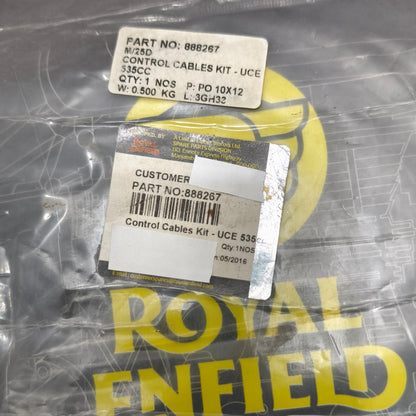 Original Royal Enfield Kabelkit Gaszug- Kupplung- Choke -GT 535- 888267