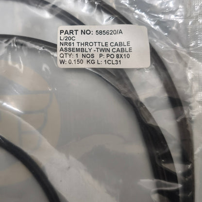 Original Royal Enfield Kabelkit Gaszug- Kupplung- Choke -GT 535- 888267