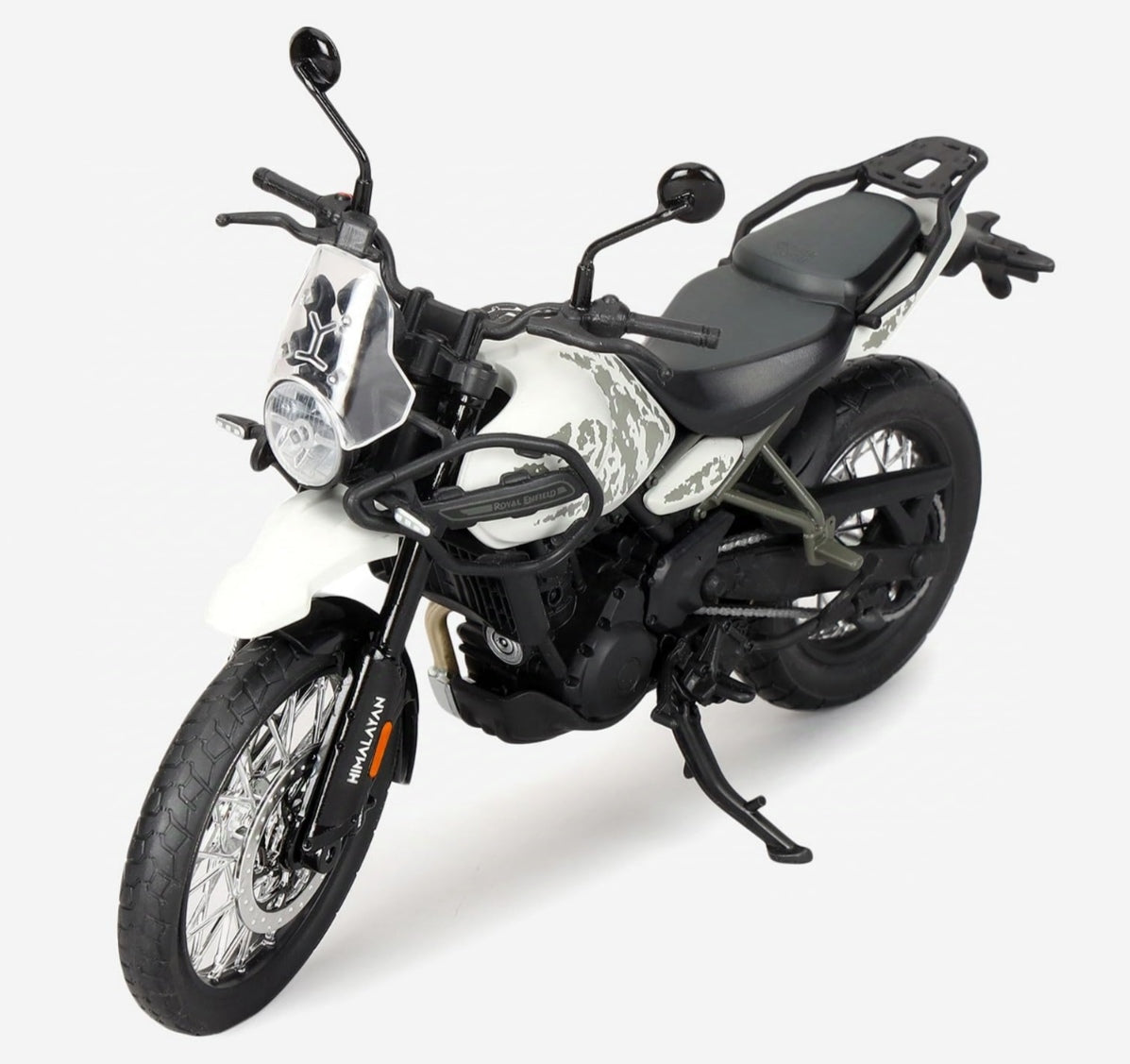 Royal Enfield Himalayan 450 KAMET WEISS 1:12 Modell