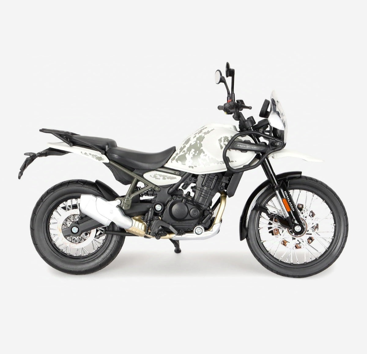 Royal Enfield Himalayan 450 KAMET WEISS 1:12 Modell