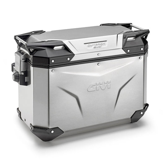 Valigia Laterale GIVI Trekker Outback EVO Alluminio Naturale 48 lt OBKE48A
