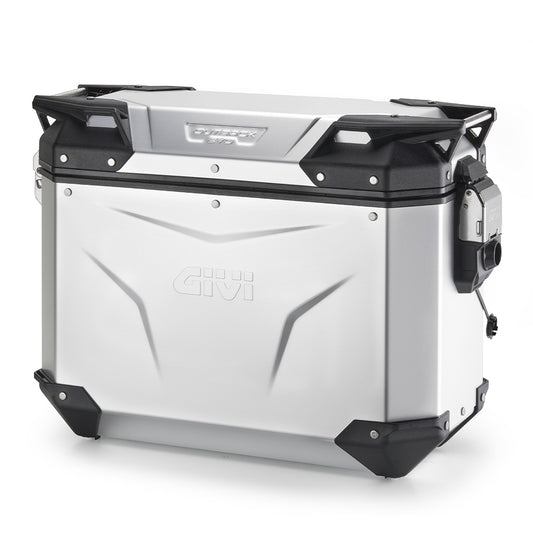 Valigia Laterale Sinistra GIVI Trekker Outback EVO Alluminio Anodizzato 37 lt OBKEV37AAL