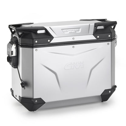 Valigia Laterale Destra GIVI Trekker Outback EVO Alluminio Anodizzato 37 lt OBKEV37AR