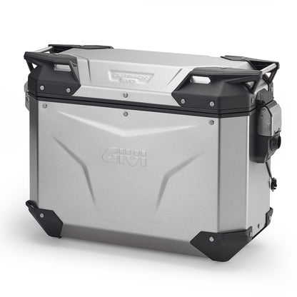Valigia Laterale Sinistra Moto GIVI Trekker Outback EVO Alluminio Naturale 37 lt OBKEV37AL