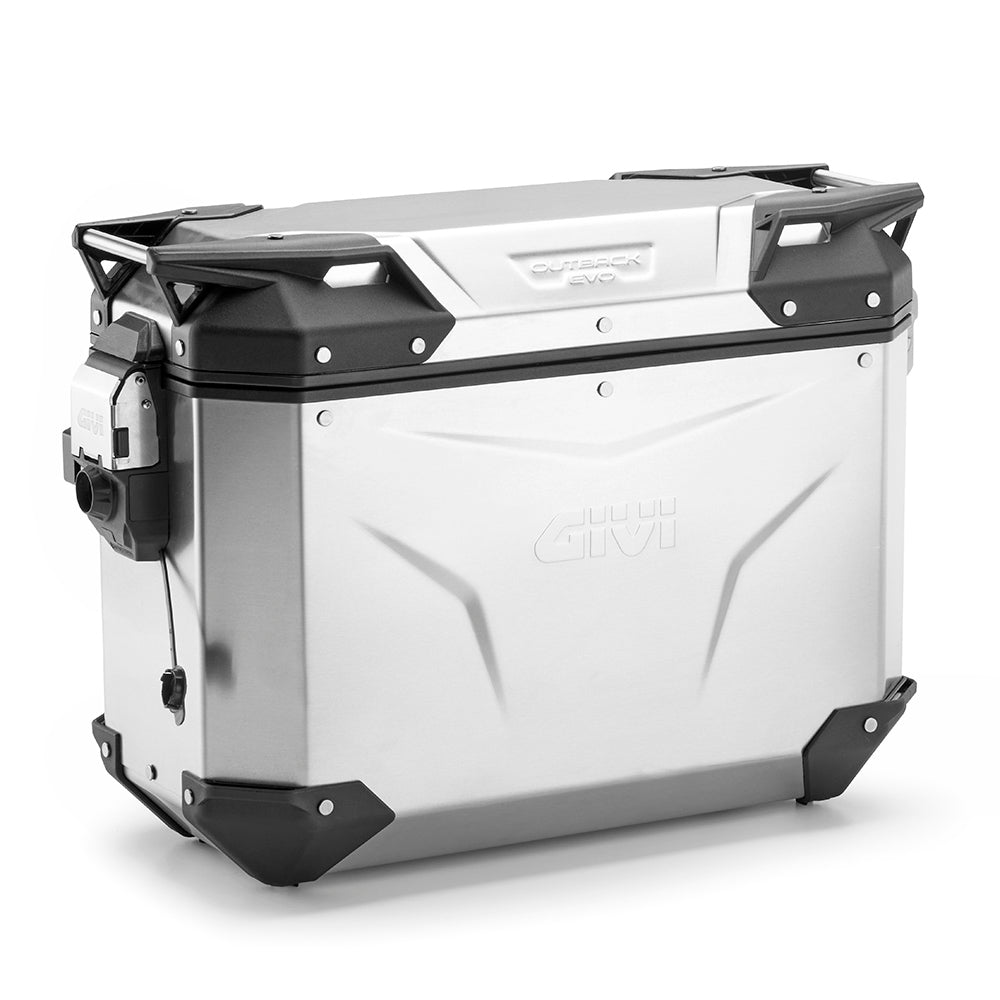 Valigia Laterale Sinistra Moto GIVI Trekker Outback EVO Alluminio Naturale 37 lt OBKEV37AL