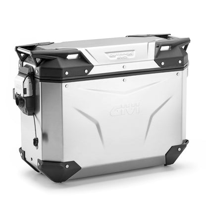 Valigia Laterale Sinistra Moto GIVI Trekker Outback EVO Alluminio Naturale 37 lt OBKEV37AL