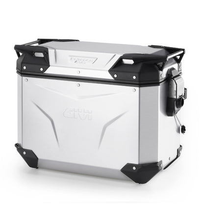Valigia Laterale Destra GIVI Trekker Outback EVO Alluminio Naturale 44 lt OBKEV44AL