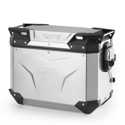 Valigia Laterale Sinistra GIVI Trekker Outback EVO Alluminio Naturale 44 lt OBKEV44AL
