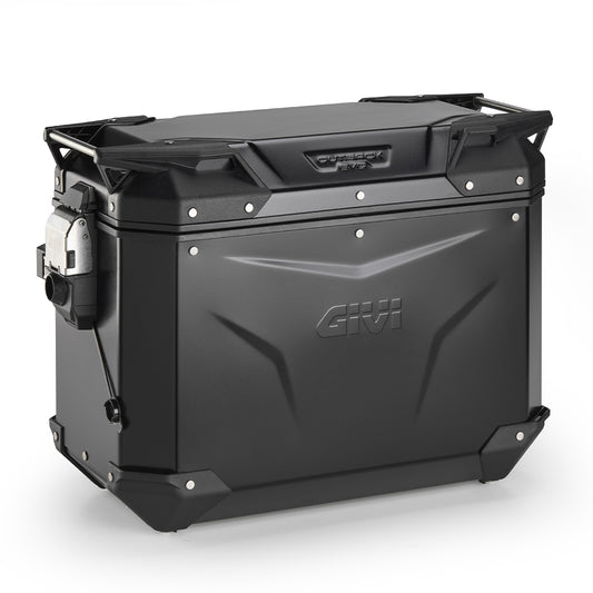Valigia Laterale Destra GIVI Trekker Outback EVO Alluminio Anodizzato 44 lt OBKEV44AR