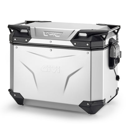 Valigia Laterale Sinistra GIVI Trekker Outback EVO Alluminio Naturale 48 lt OBKEV48A