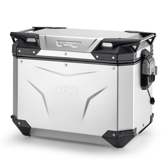 Valigia Laterale Sinistra GIVI Trekker Outback EVO Alluminio Anodizzato 48 lt OBKEV48AAL
