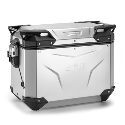 Valigia Laterale Sinistra GIVI Trekker Outback EVO Alluminio Naturale 48 lt OBKEV48A