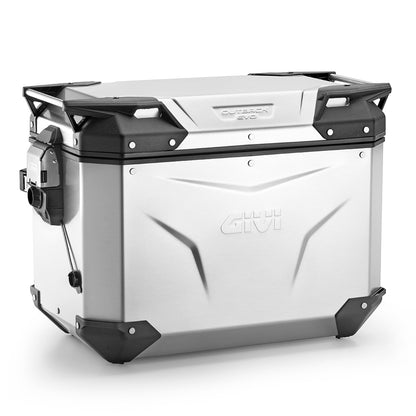 Valigia Laterale Sinistra GIVI Trekker Outback EVO Alluminio Anodizzato 48 lt OBKEV48AAL
