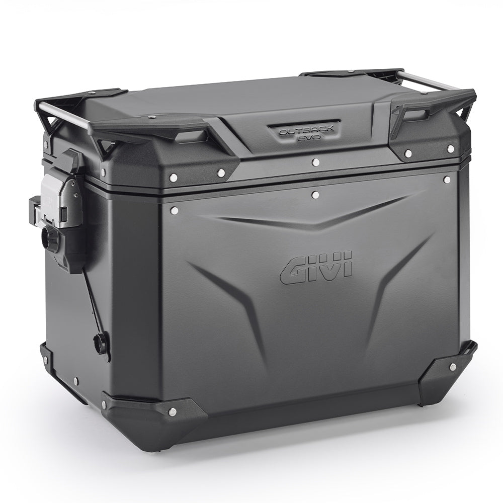 Valigia Laterale Sinistra GIVI Trekker Outback EVO Alluminio Naturale 48 lt OBKEV48A