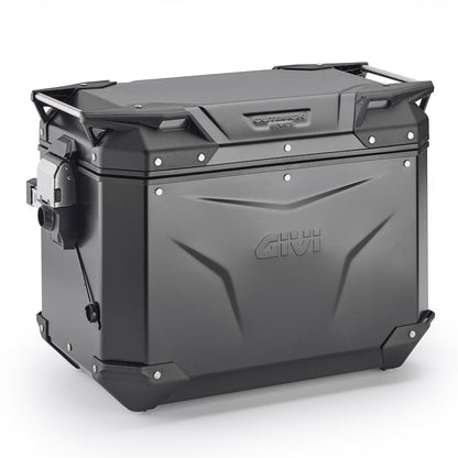Valigia Laterale Sinistra GIVI Trekker Outback EVO Alluminio Anodizzato 48 lt OBKEV48AAL