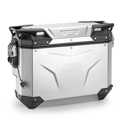 Valigia Laterale Destra GIVI Trekker Outback EVO Alluminio Anodizzato 33 lt OBKEVS33AAR