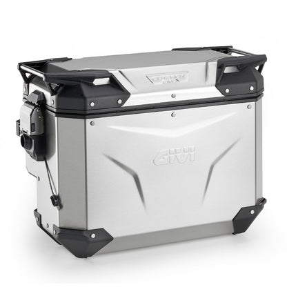 Valigia Laterale Destra GIVI Trekker Outback EVO Alluminio Naturale 40 lt OBKEVS40AR