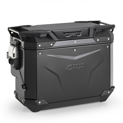 Valigia Laterale Destra GIVI Trekker Outback EVO Alluminio Naturale 40 lt OBKEVS40AR