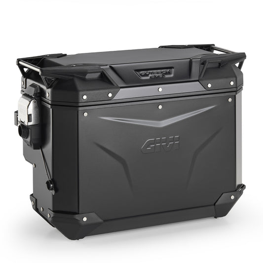 Valigia Laterale Destra Moto GIVI Trekker Outback EVO Black Line Alluminio Verniciato Nero 40 lt OBKEVS40BR