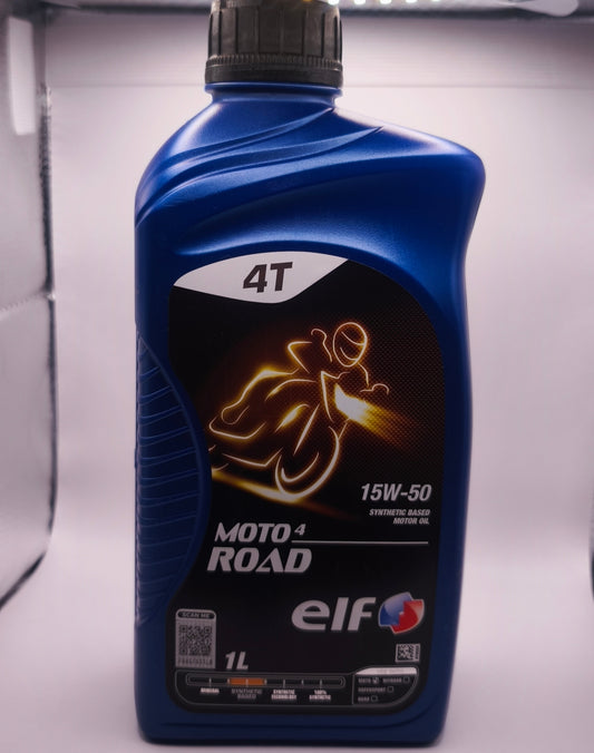 Olio Moto ELF Moto Road 15w-50-4 TEMPI  -1 litro