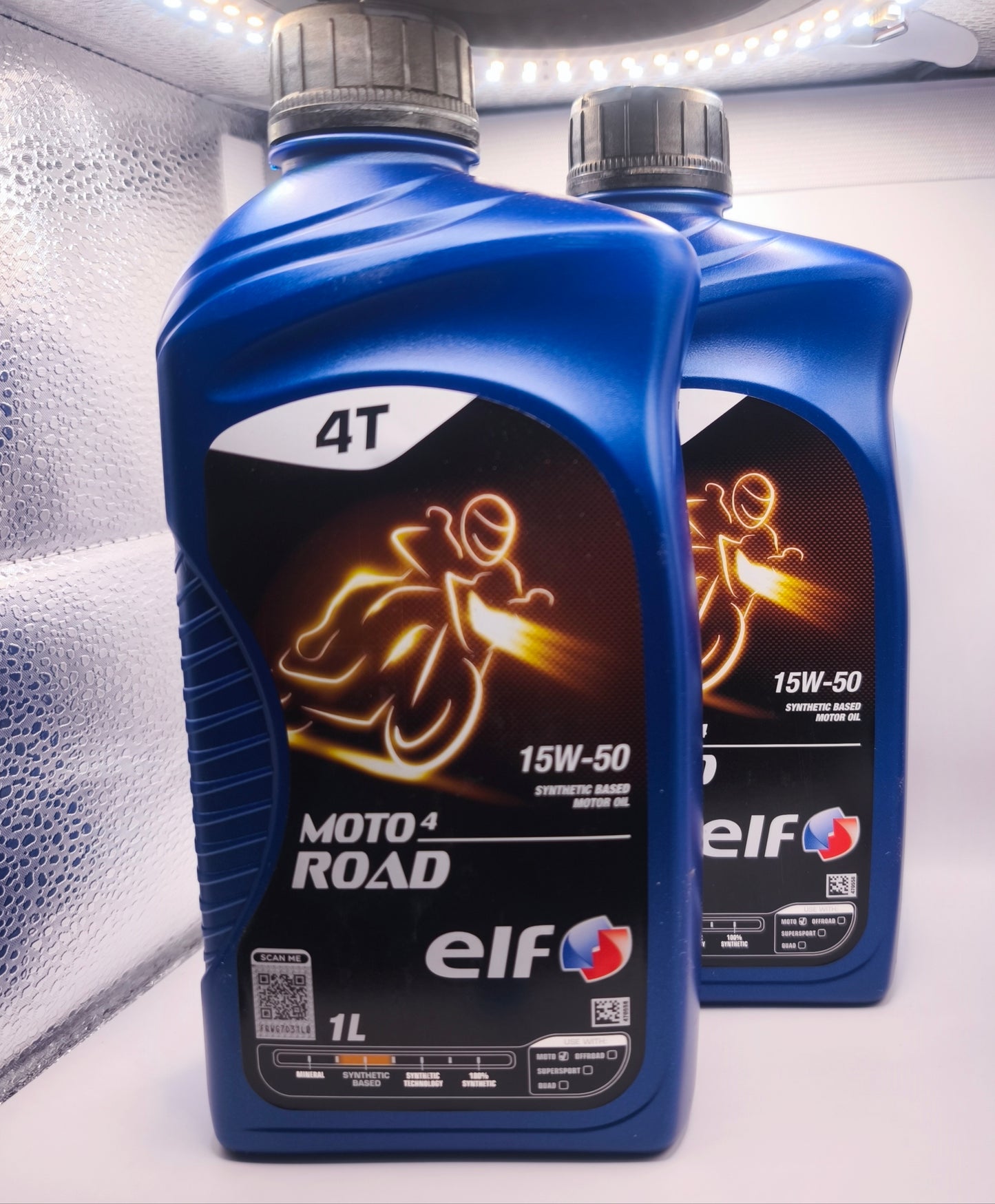 Olio Moto ELF Moto Road 15w-50-4 TEMPI  -1 litro