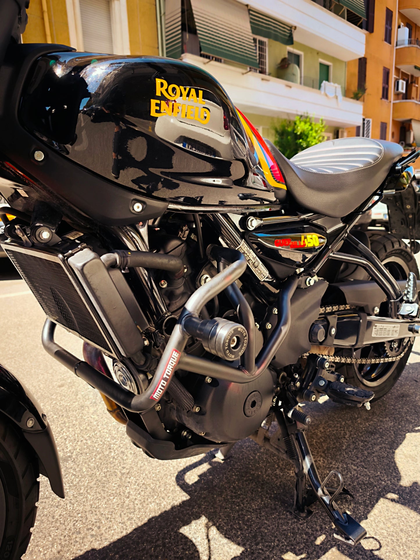 MOTO TORQUE Engine Guard - Royal Enfield GUERRILLA 450 - BLACK