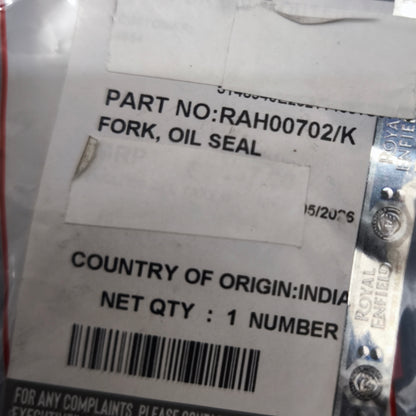 Oil Seal Fork original Royal Enfield 450CC- 650CC-RAH00702