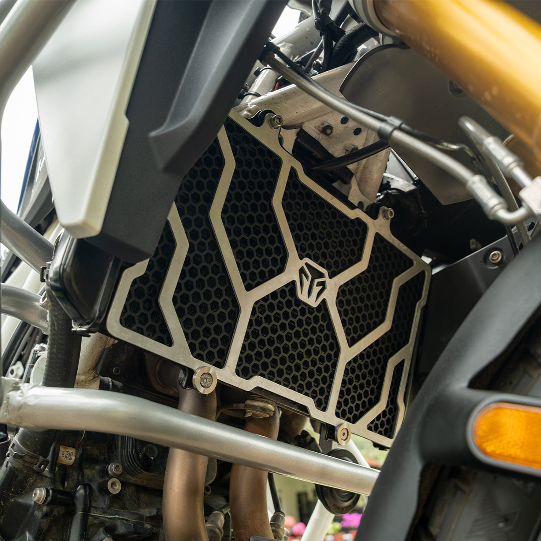 Protezione Radiatore Spyder Alluminio + MS Moto Torque per BMW F450 GS