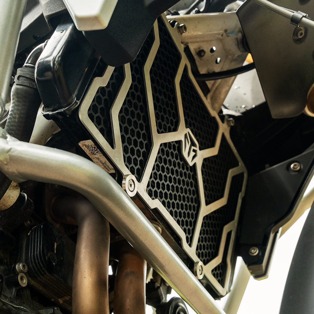 Protezione Radiatore Spyder Alluminio + MS Moto Torque per BMW F450 GS