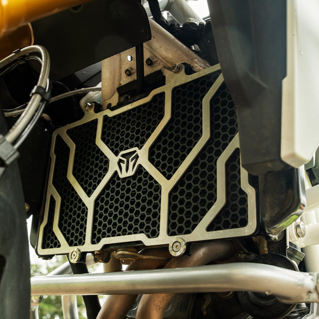 Protezione Radiatore Spyder Alluminio + MS Moto Torque per BMW F450 GS