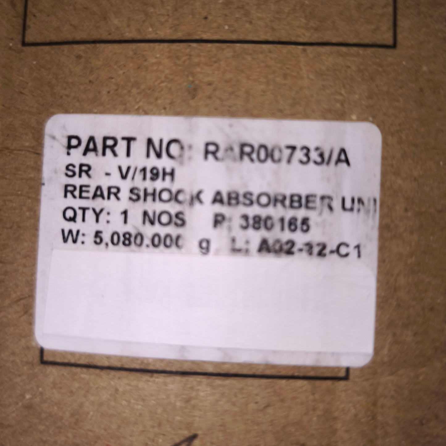 SHOWA Rear Suspension Original Royal Enfield- RAR00733/A