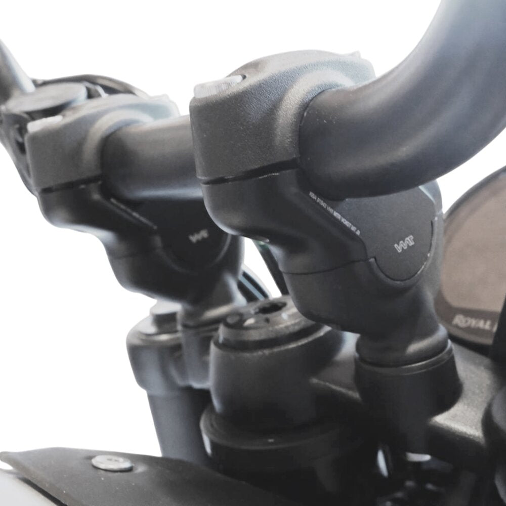 Riser manubrio con offset +30 mm e arretramento 21 mm per Royal Enfield Himalayan 450 (2024-2026)