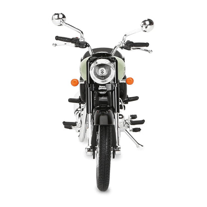 Royal Enfield Classic 350 Redditch Green Modell im Maßstab 1:12