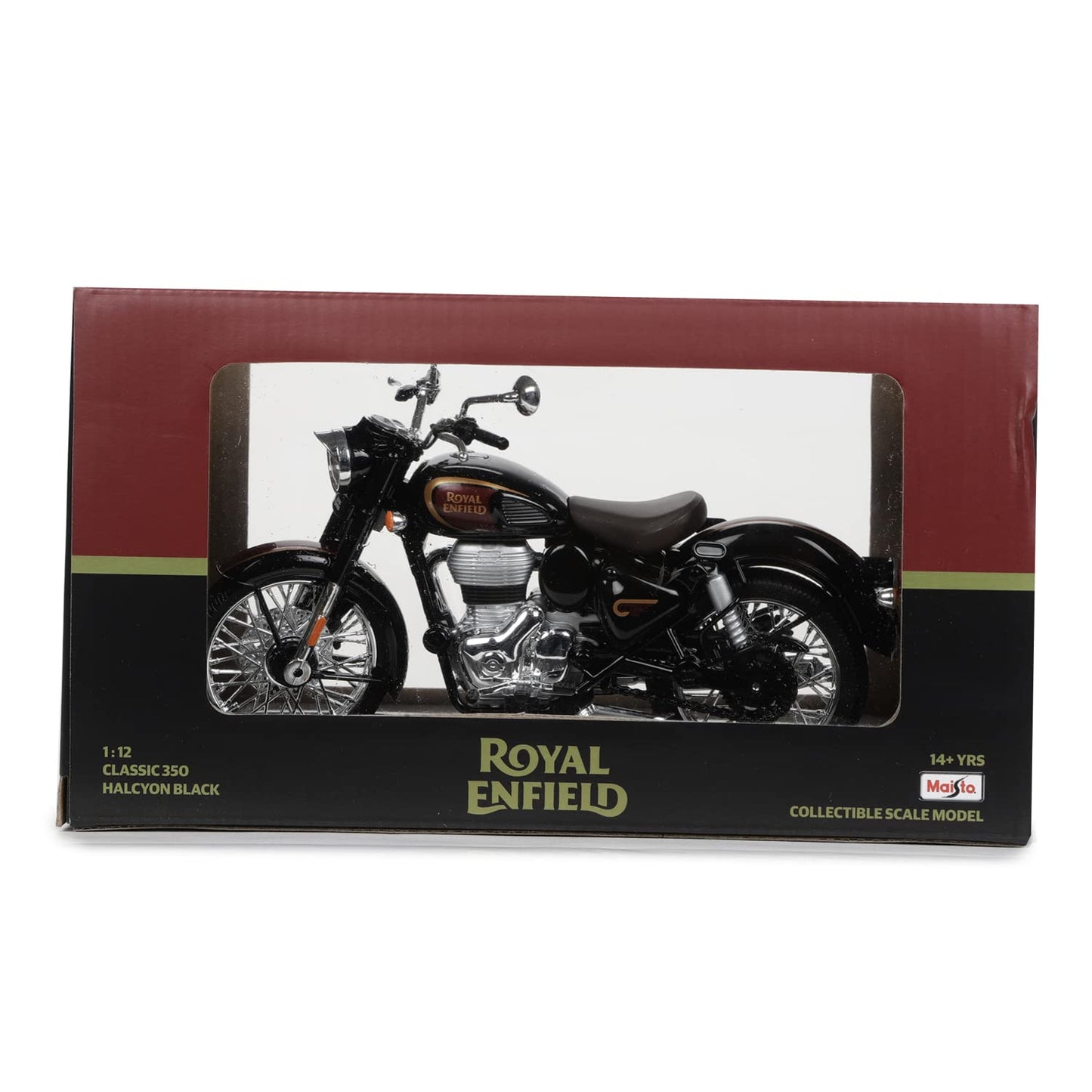 Modellino Royal Enfield Classic 350 Redditch Green  Scala 1:12