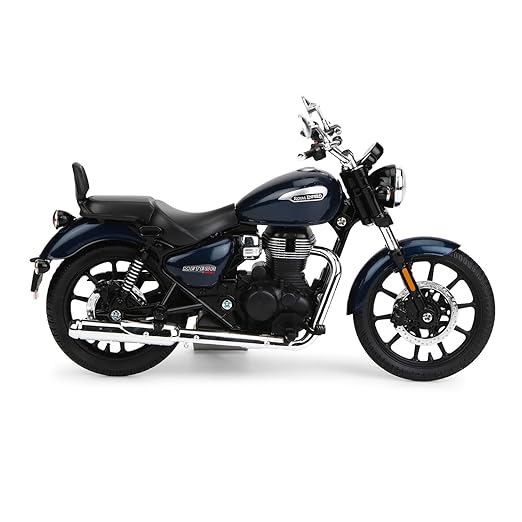 Modellino Royal Enfield Meteor 350 Stellar Blue  Scala 1:12